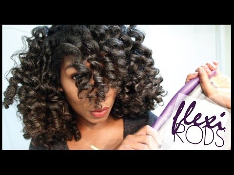 How To Cheat A Flexi Rod Set | EASY Technique Heatless Curls - Naptural85 Natural Hair