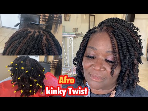 Afro Kinky Twist Tutorial | Short Twist |