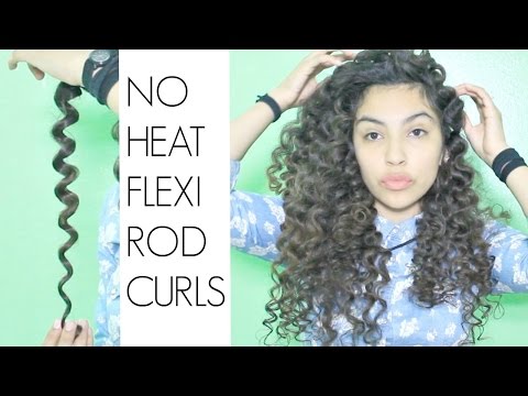 Small Flexi Rod Curls Tutorial