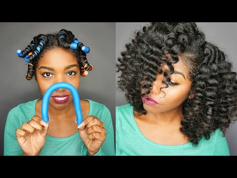 The CurlDaze Horseshoe Method-Flexi Rod Set Hack Ft. TGIN