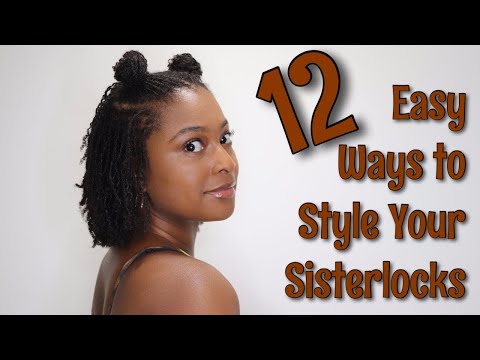 Quick &amp; Easy Microlocks &amp; Sisterlocks Hairstyles