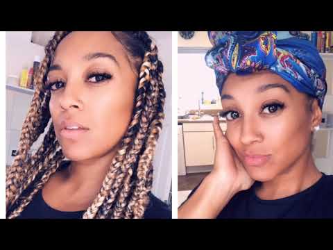 #wrap #braids #silkwrap How To Wrap You Braids At Night