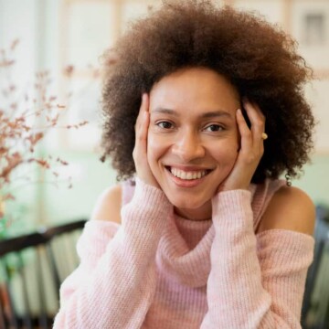 cute black girl type 4b curls