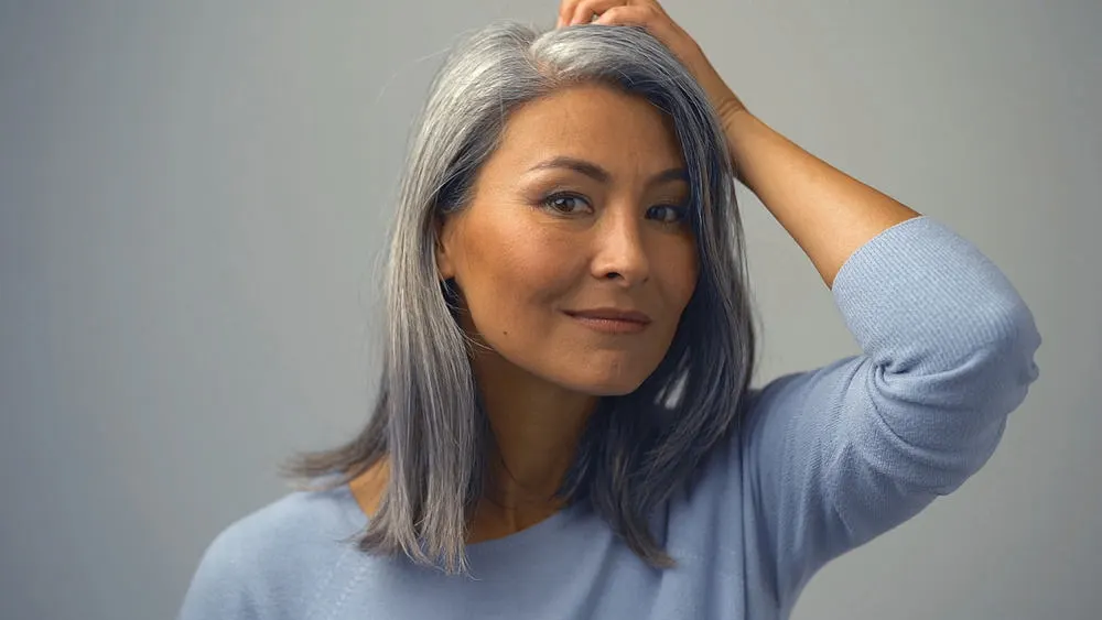 natural grey hair