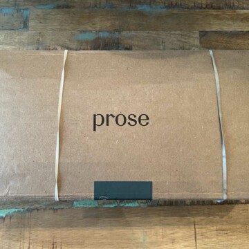 Prose Hair Care Review Box